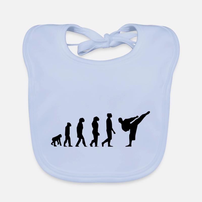 Karate-Evolution Baby Bio-Lätzchen