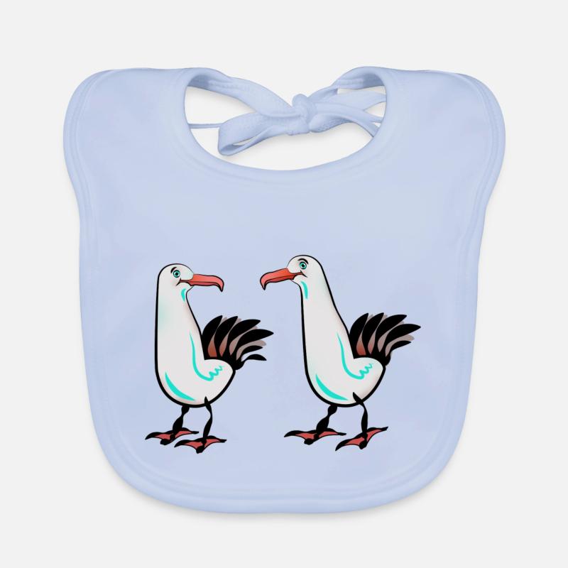 Seagull Möwen Baby Bio-Lätzchen