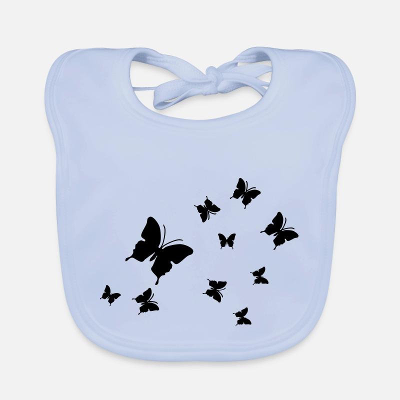 butterfly butterfly Organic Baby Bibs