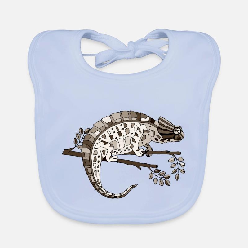 Chamäleon Baby Bio-Lätzchen