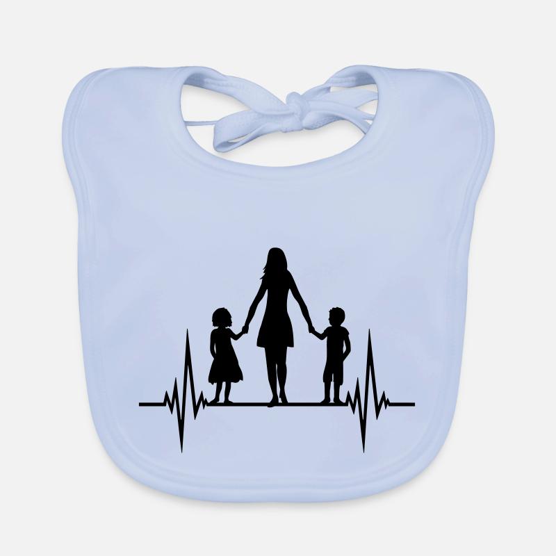 Frequenz Mama Kinder Baby Bio-Lätzchen