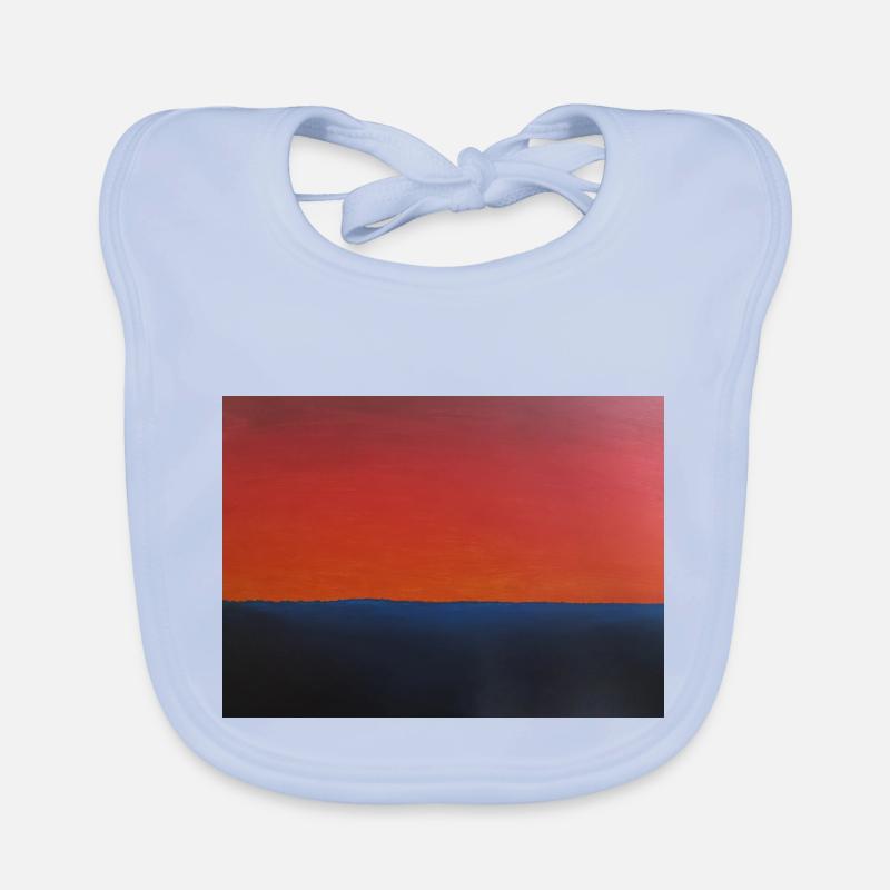 Coucher de soleil Bavoir bio Bébé