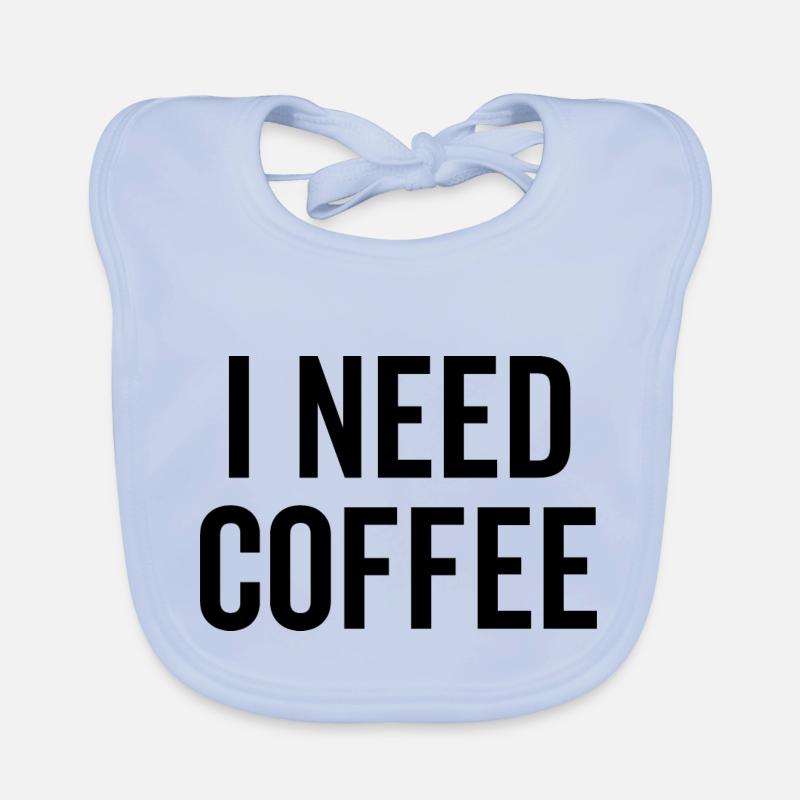 Ich brauche Kaffee Baby Bio-Lätzchen
