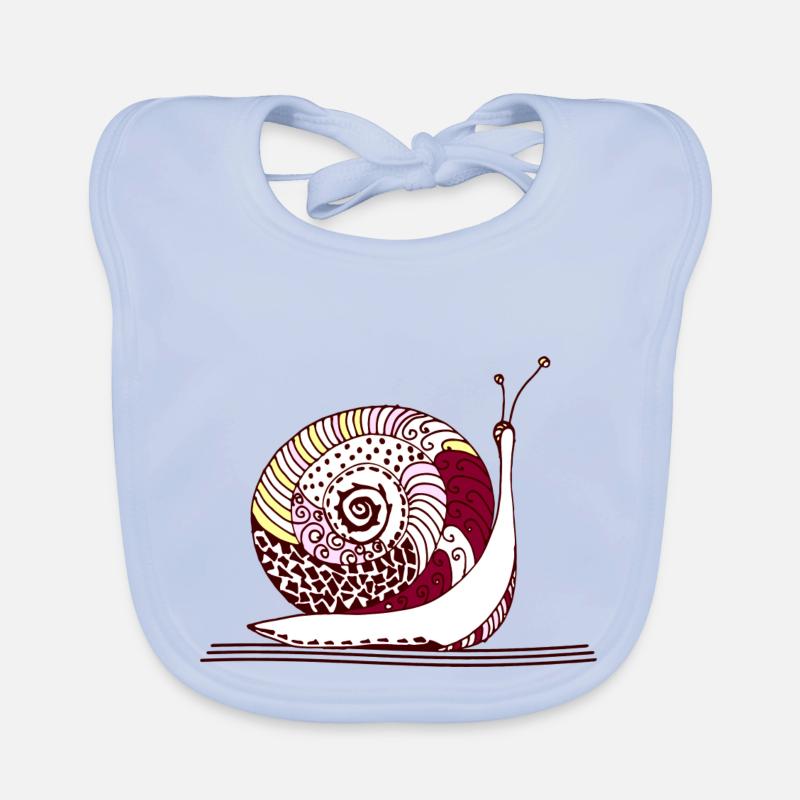 Schnecke Baby Bio-Lätzchen
