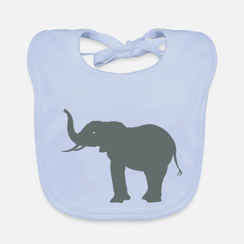 Elefant Baby Bio-Lätzchen