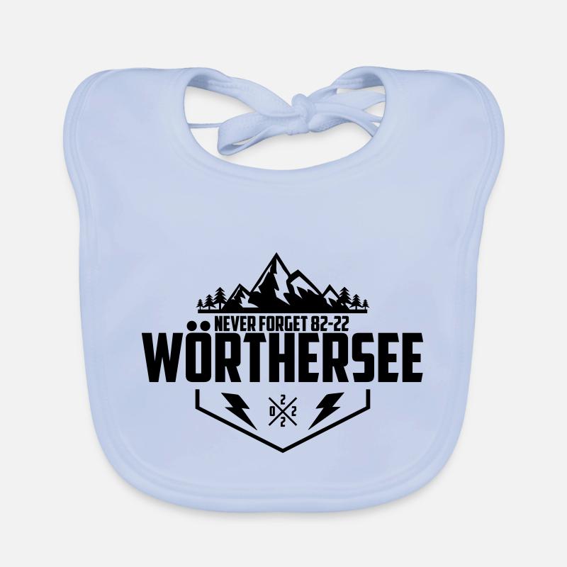 wörthersee never forget Baby Bio-Lätzchen