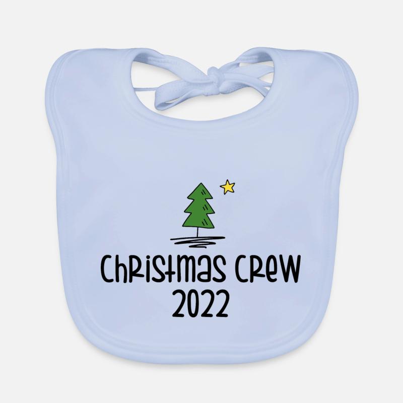 Équipage de Noël 2022 Bavoir bio Bébé