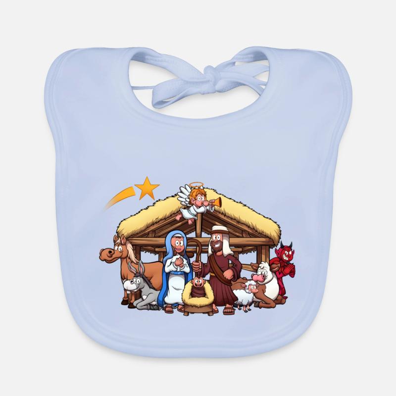 Crèche Bavoir bio Bébé