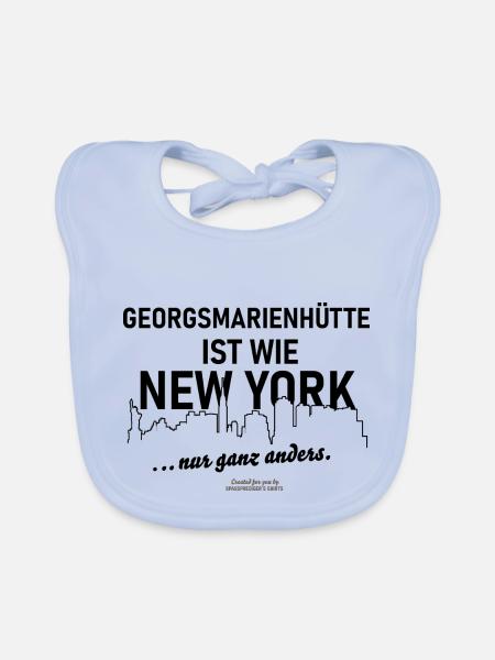 Georgsmarienhütte - Baby Bio-Lätzchen - sky Blue
