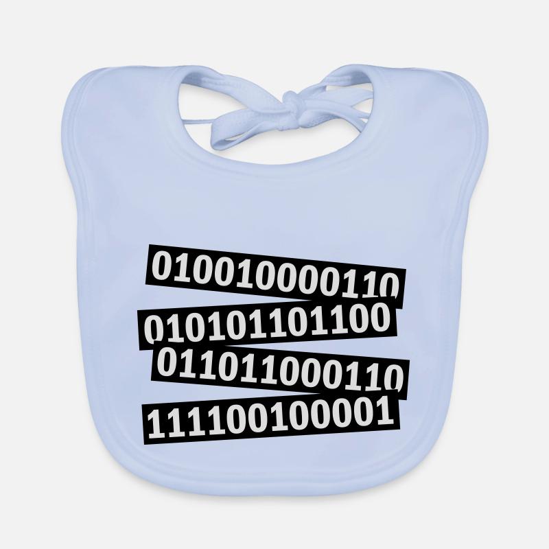 Binär Code Programm Sprache Baby Bio-Lätzchen