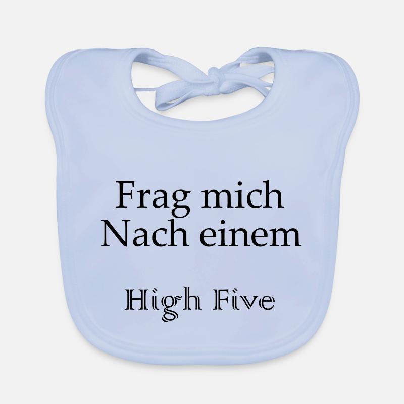 High Five - Schriftzug Baby Bio-Lätzchen