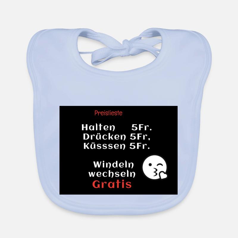 Windeln wechseln Baby Bio-Lätzchen