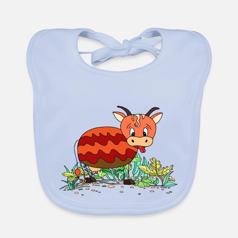 Vache Bavoir bio Bébé