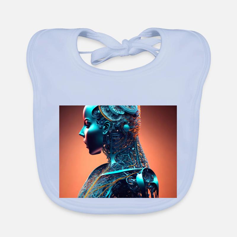 Biomechanical human being Organic Baby Bibs