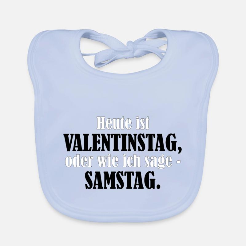 Valentinstag - Samstag Baby Bio-Lätzchen
