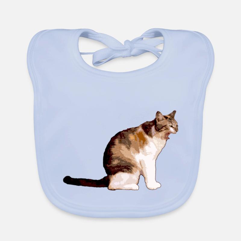 Die Katze Baby Bio-Lätzchen