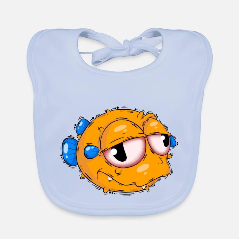 Kugelfisch Baby Bio-Lätzchen