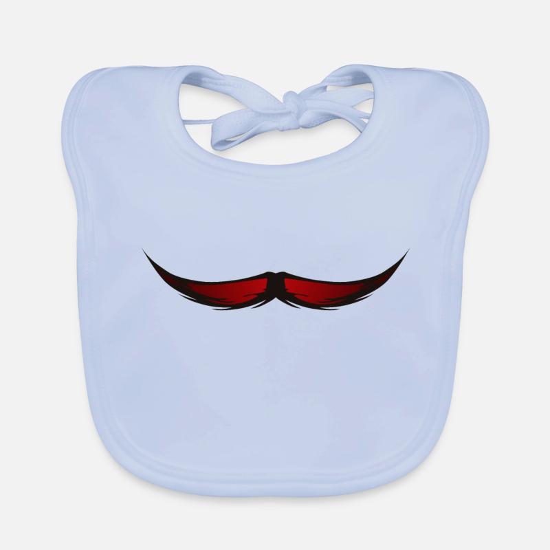 Mustache Mustache Hipster 610 B Organic Baby Bibs