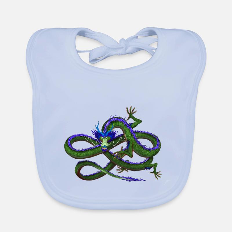CHINESISCHER DRACHE Baby Bio-Lätzchen