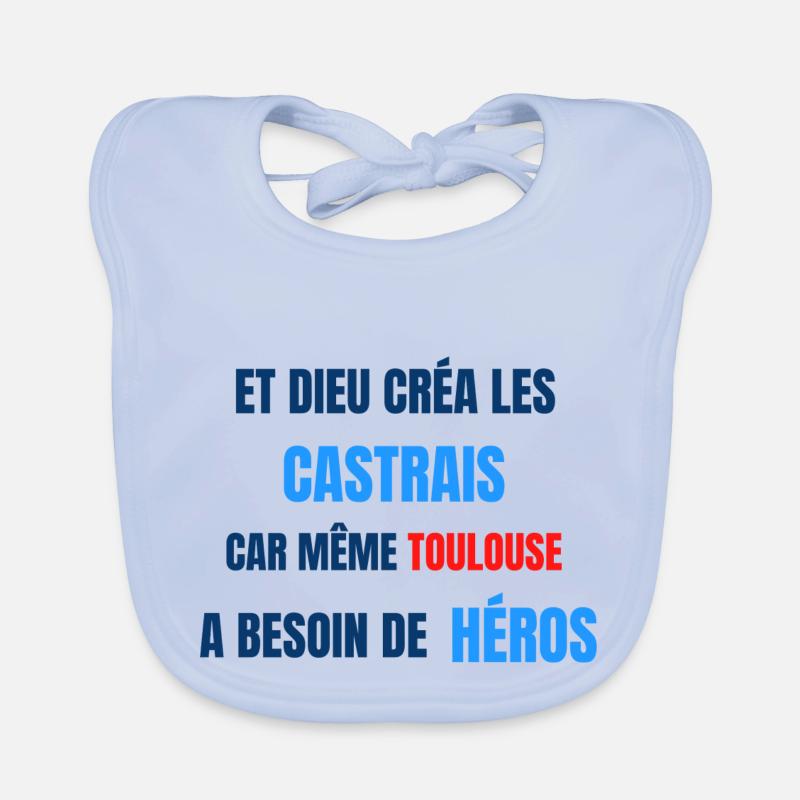 CASTRES Bavoir bio Bébé
