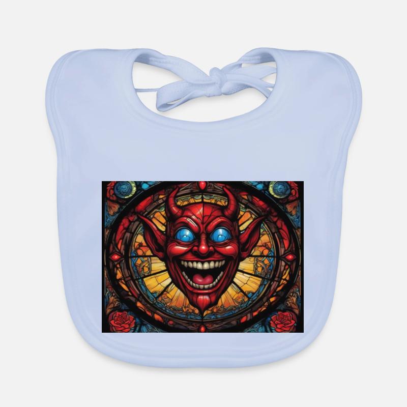 Red Head Devil Organic Baby Bibs