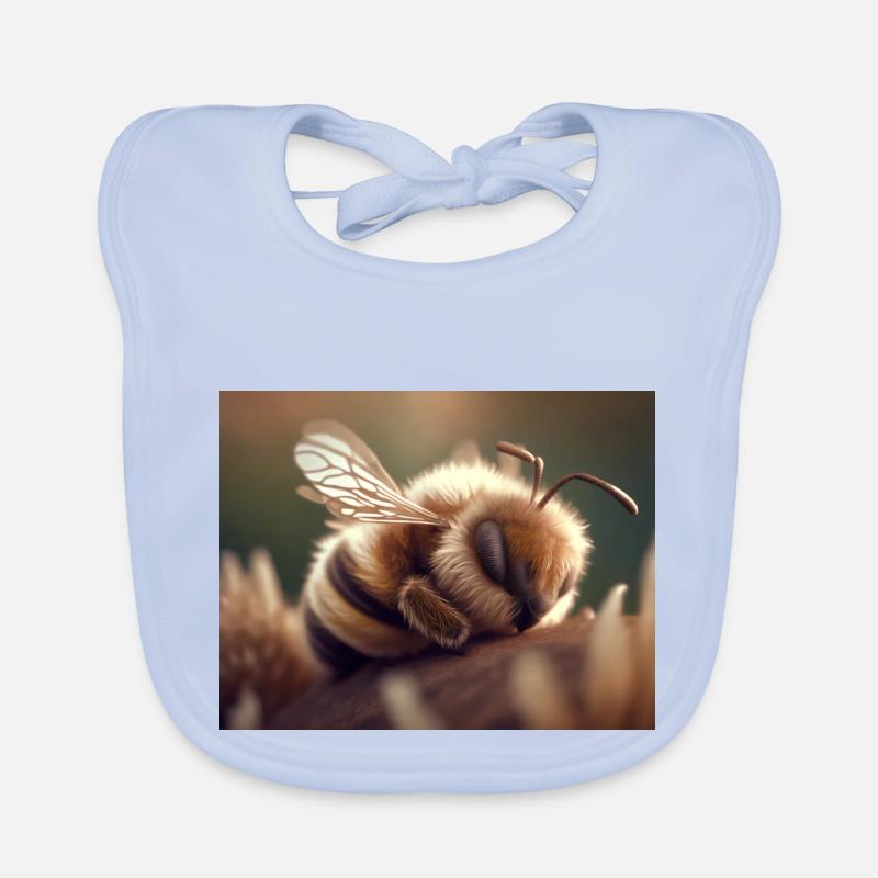 Cute animals doing hibernation – turtle Organic Baby Bibs