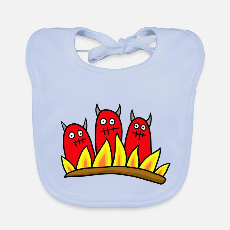 3 Devils Organic Baby Bibs