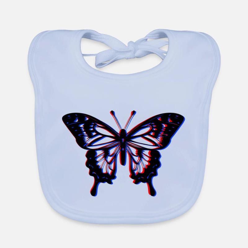 3D Butterfly Baby Bio-Lätzchen