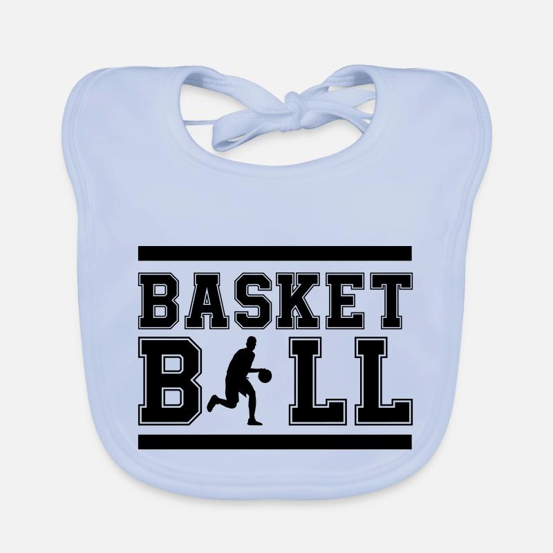 basketball Organic Baby Bibs