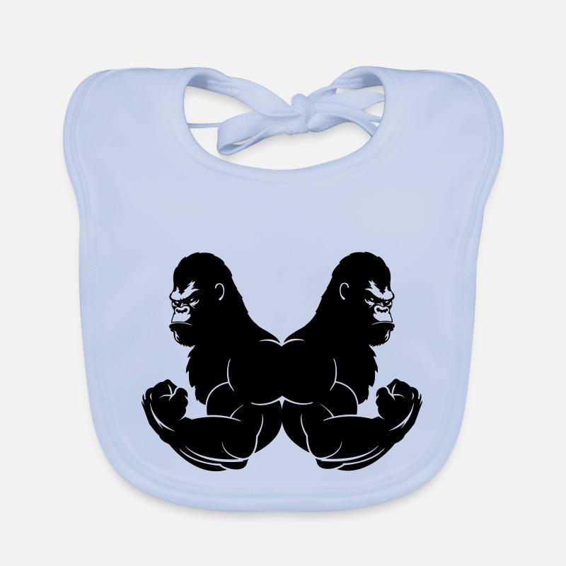 Gorille 2 Bavoir bio Bébé