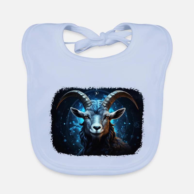 Sternzeichen Steinbock Baby Bio-Lätzchen