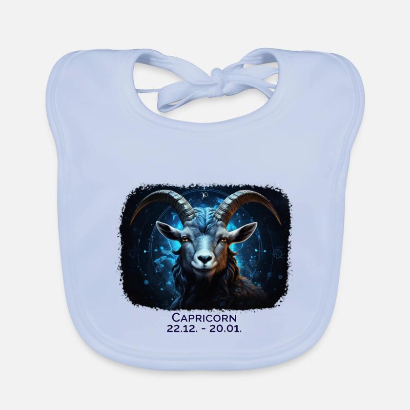 Sternzeichen Steinbock Datum Baby Bio-Lätzchen
