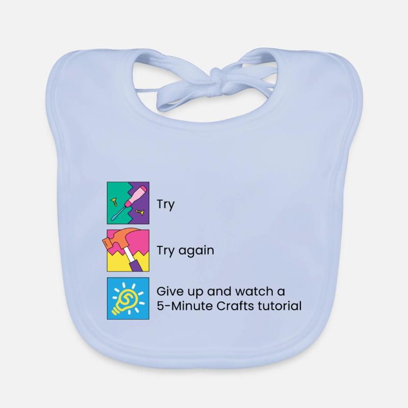 5-Minute Crafts Amusant Tutorial Design Bavoir bio Bébé