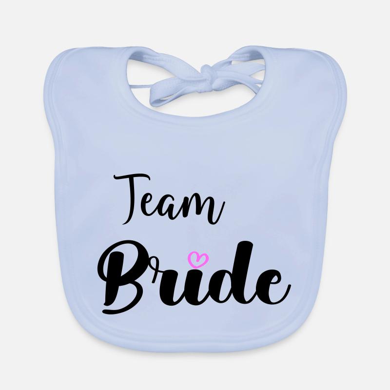 Team Bride Organic Baby Bibs