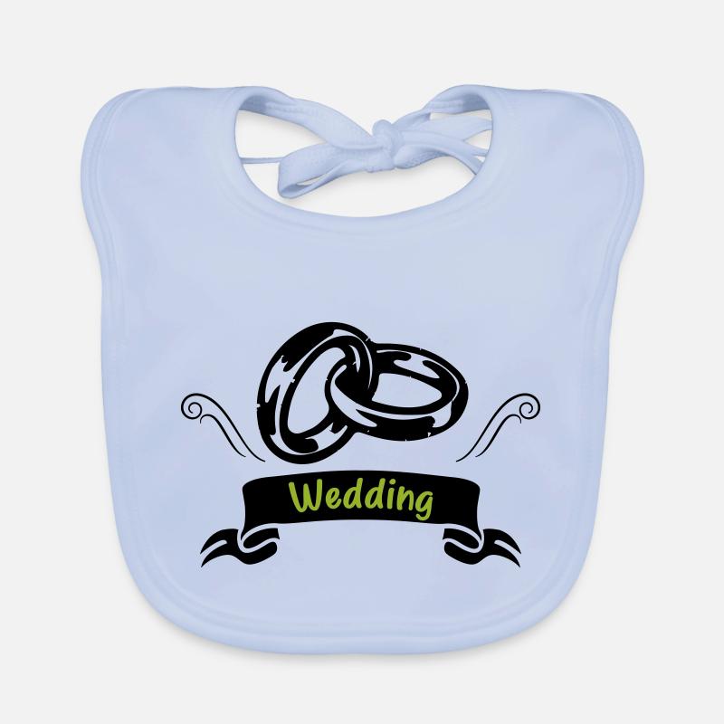Wedding Rings Ring Wedding Organic Baby Bibs