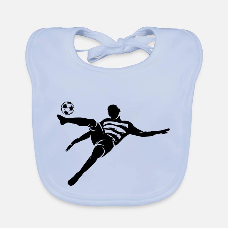 Kicker black Organic Baby Bibs