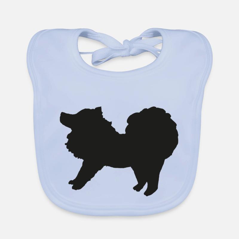 Spitz schwarz Baby Bio-Lätzchen
