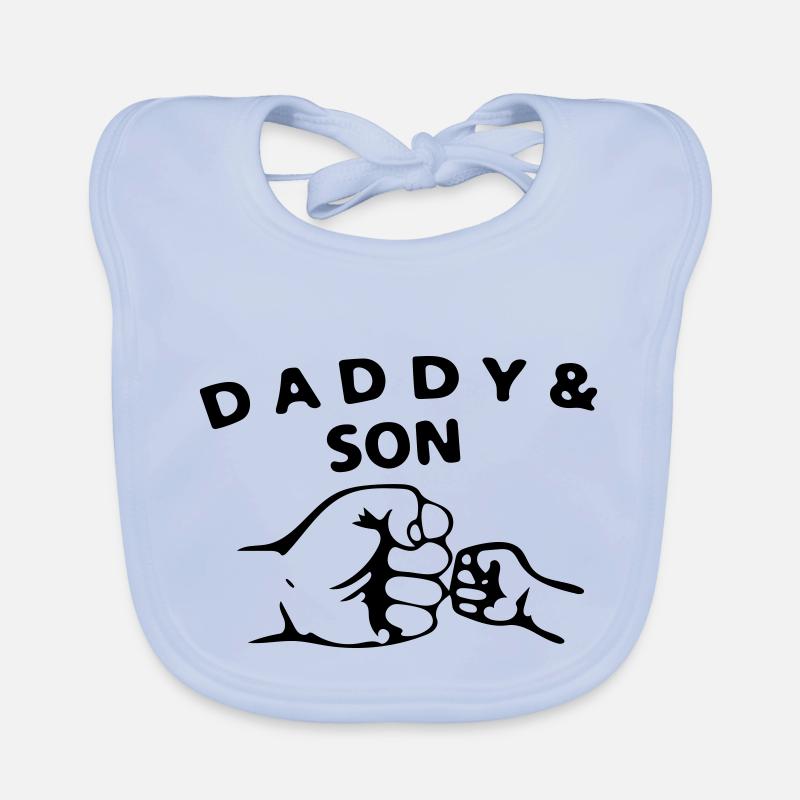 daddy son Organic Baby Bibs