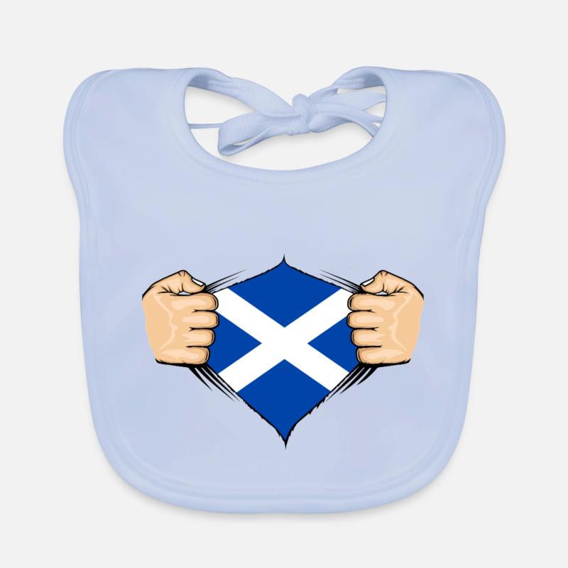 Schottland Flagge Design Baby Bio-Lätzchen