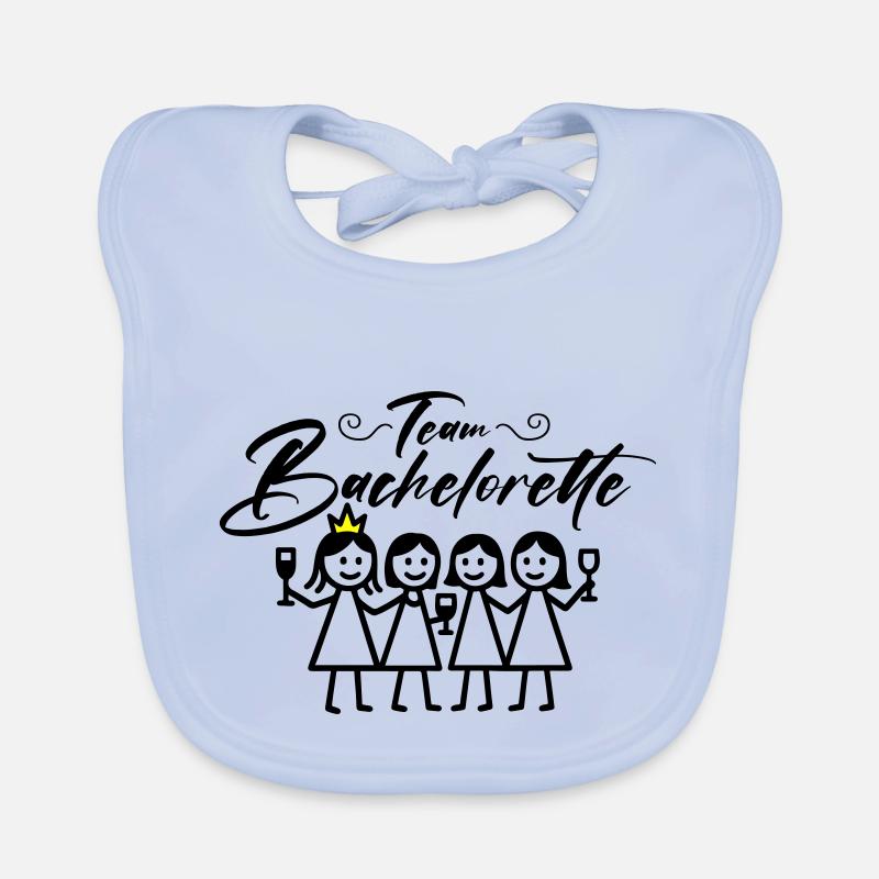 Bachelorette Team Mädels Baby Bio-Lätzchen