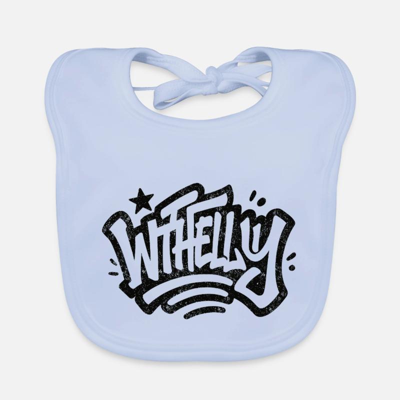 What the Helly - Black Organic Baby Bibs