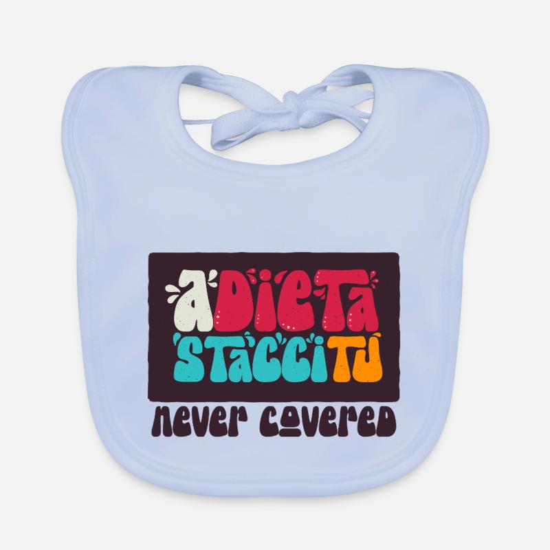 Die Stacci Tu Diät - Baby Bio-Lätzchen - sky Blue