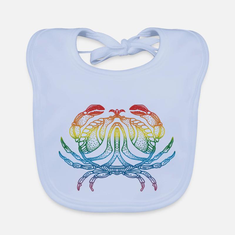 Crab Organic Baby Bibs
