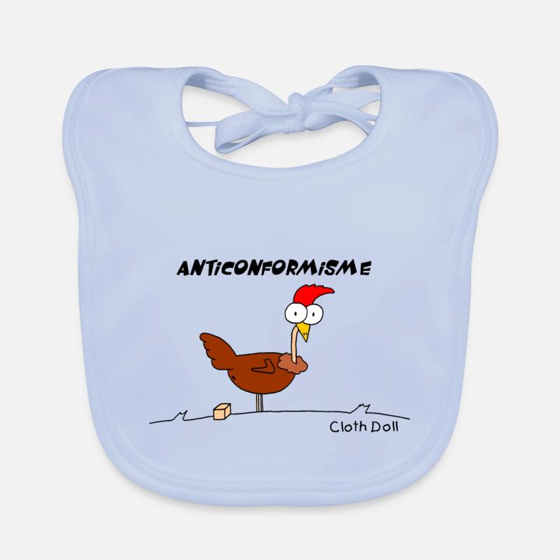 Hen nonconformist Organic Baby Bibs