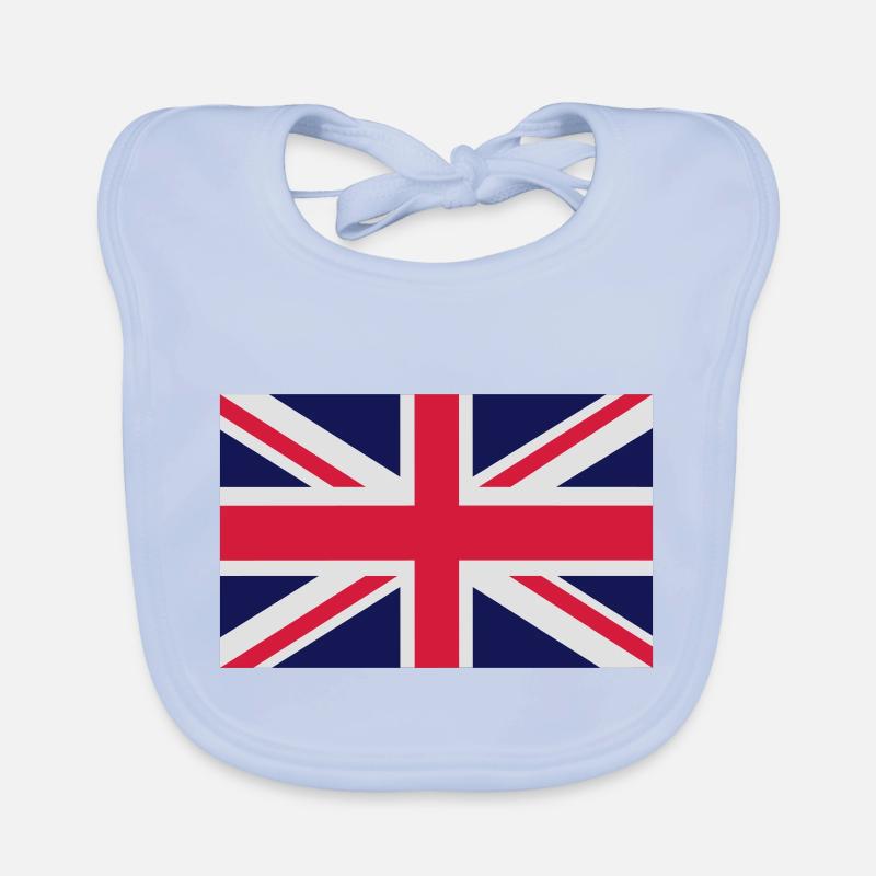 Drapeau britannique Bavoir bio Bébé