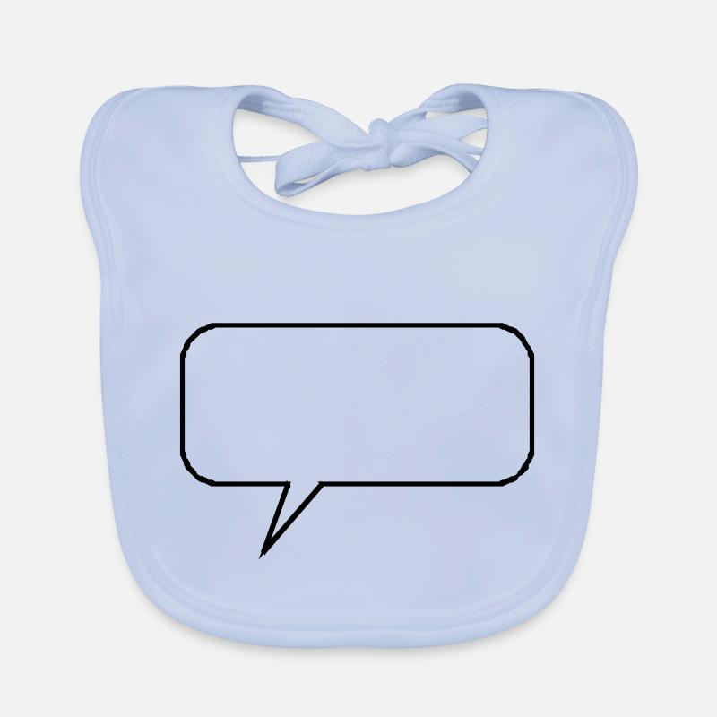 Sprechblase Baby Bio-Lätzchen