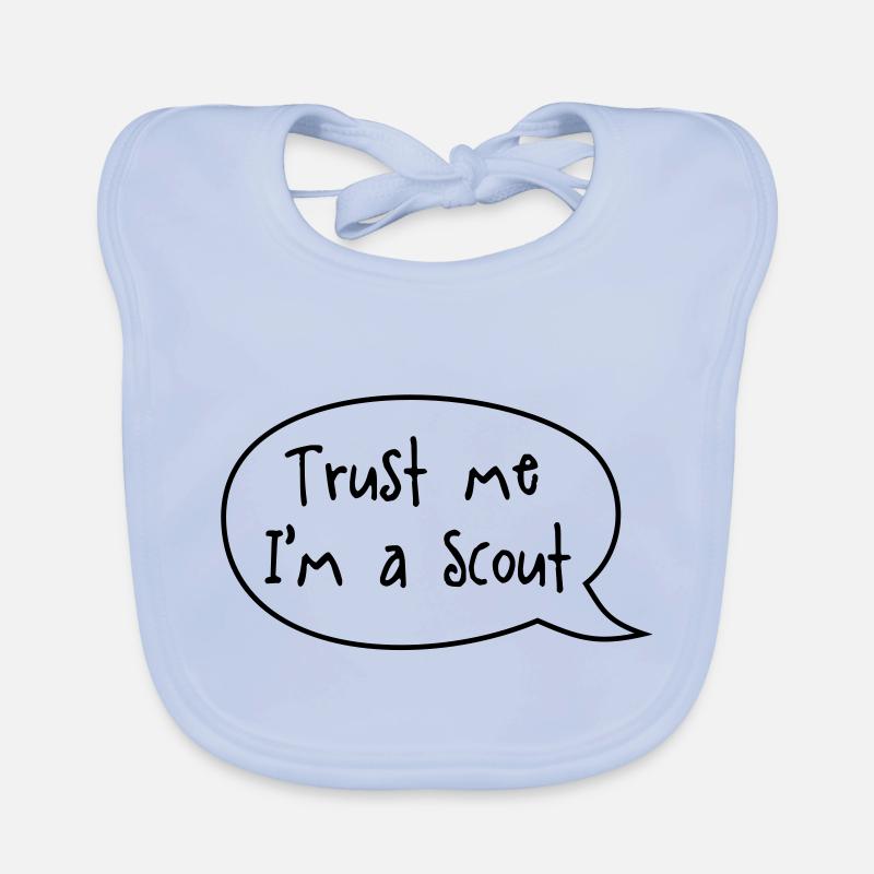 Trust me I'm a scout Bavoir bio Bébé