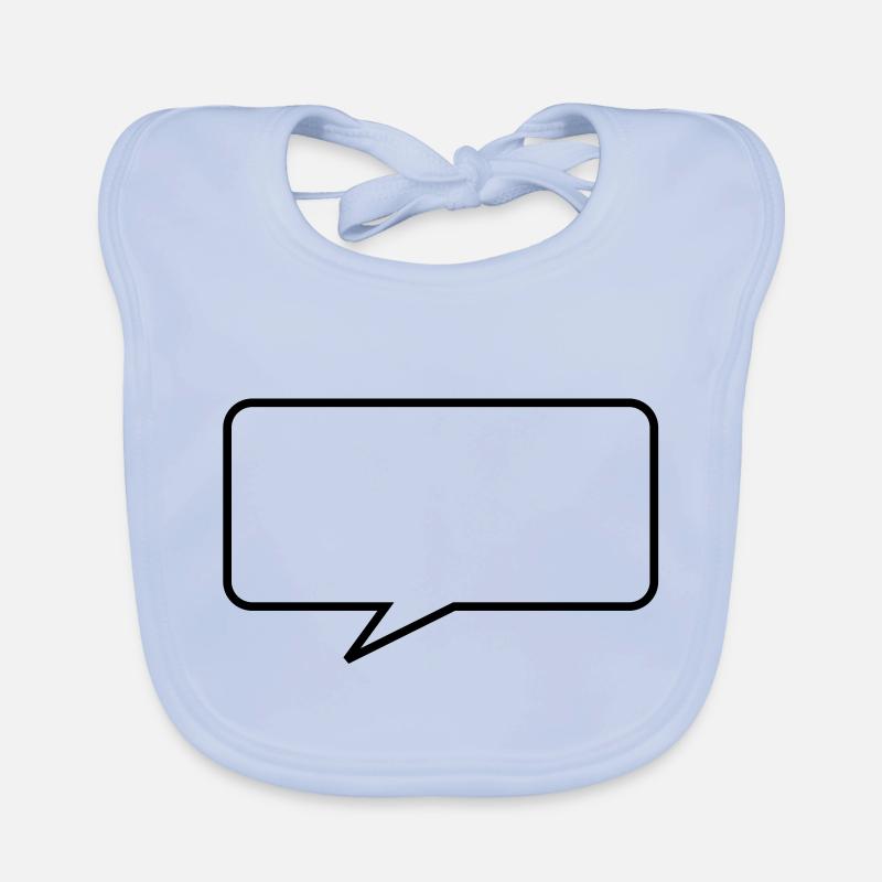 Talking bubble Organic Baby Bibs