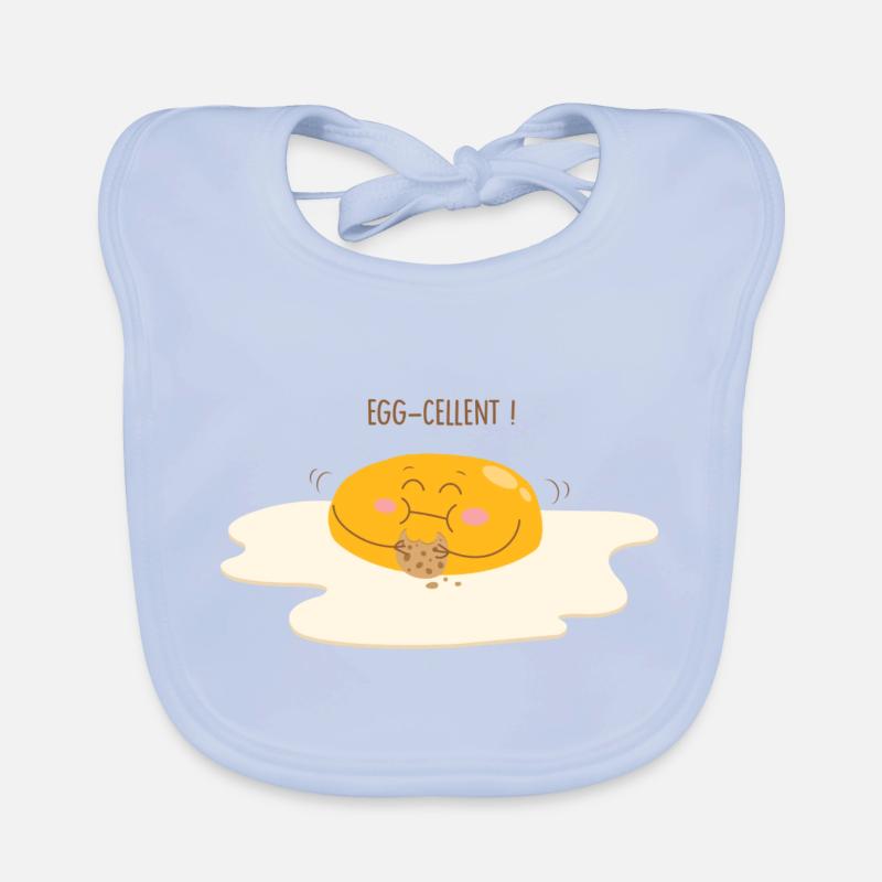 Egg-cellent Organic Baby Bibs