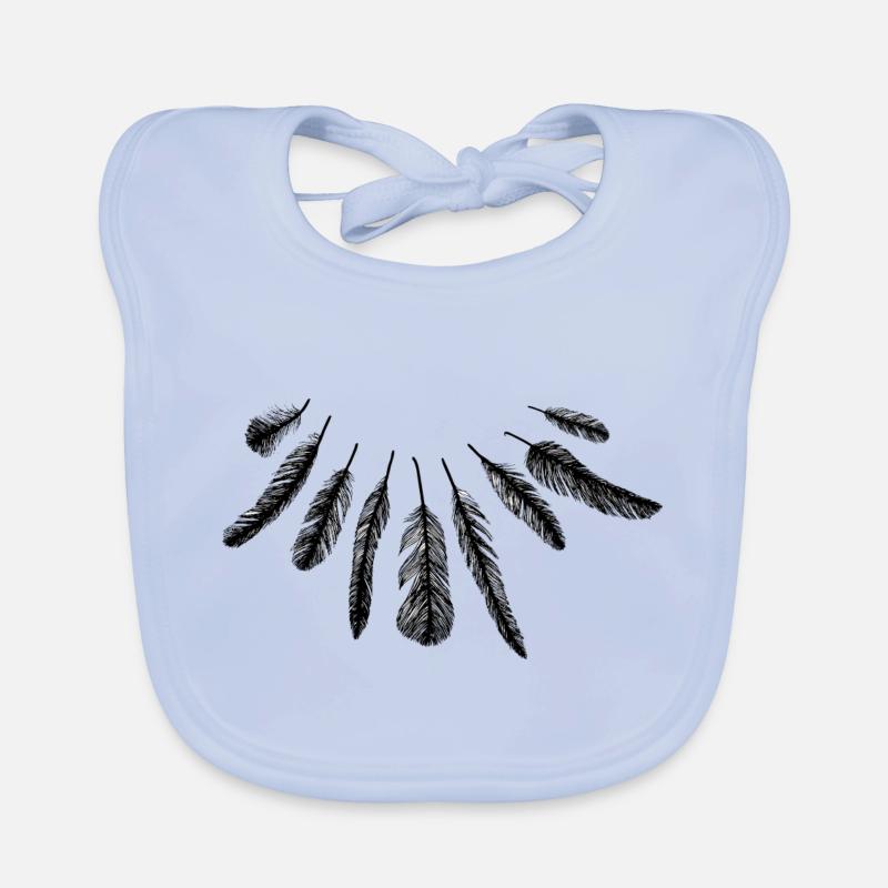 federn Baby Bio-Lätzchen